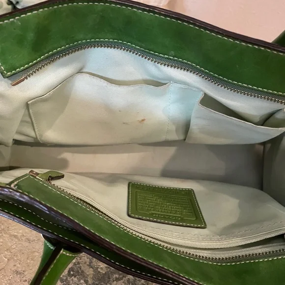 Coach Vintage Y2K leather shoulder tote - Picture 4 of 6